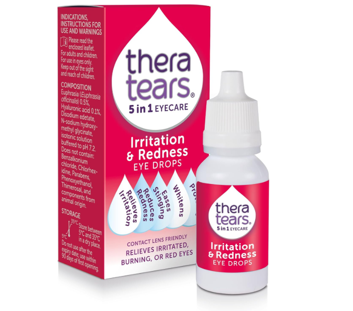 TheraTears 5 in 1 Eyecare Irritation &amp; Redness Eye Drops 10ml