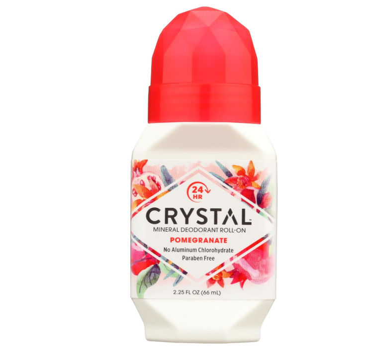 Crystal Essence Mineral Deodorant Roll-On Pomegranate 66ml