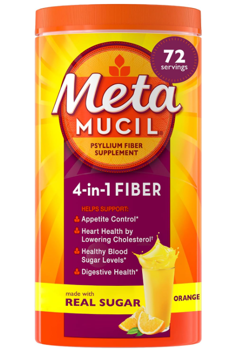 Metamucil psyllium Fiber Suppliment 4-in-1 Fiber 72 Doses