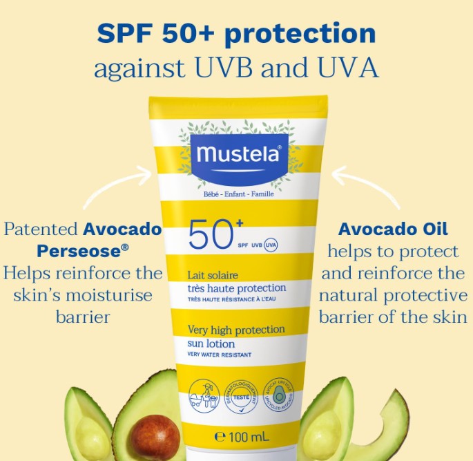 Mustela Very High Protection Sun Lotion SPF 50 100ml