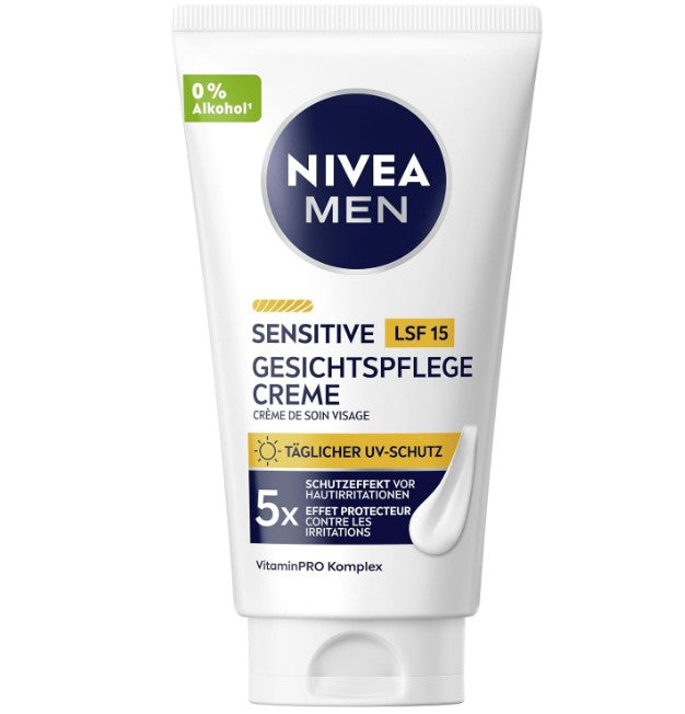 Nivea Men Sensitive Face Care Cream SPF15 75ml