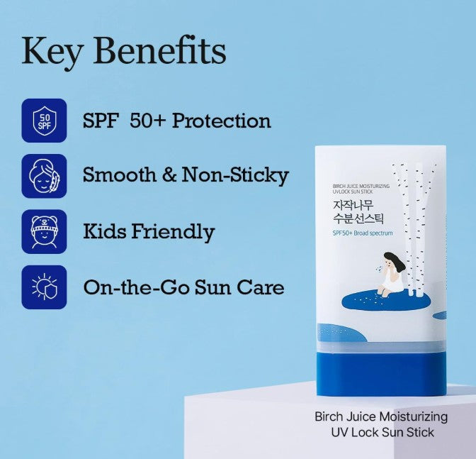 Round Lab Birch Juice Moisturizing Sun Stick SPF50+ PA++++ 19g