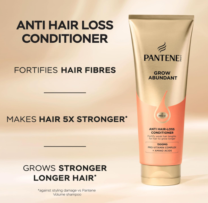 Pantene Grow Abundant Anti-Hair Loss Conditioner 250ml