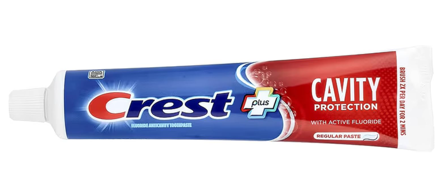 Crest Plus Cavity Protection Toothpaste 8.2oz 2 Pack