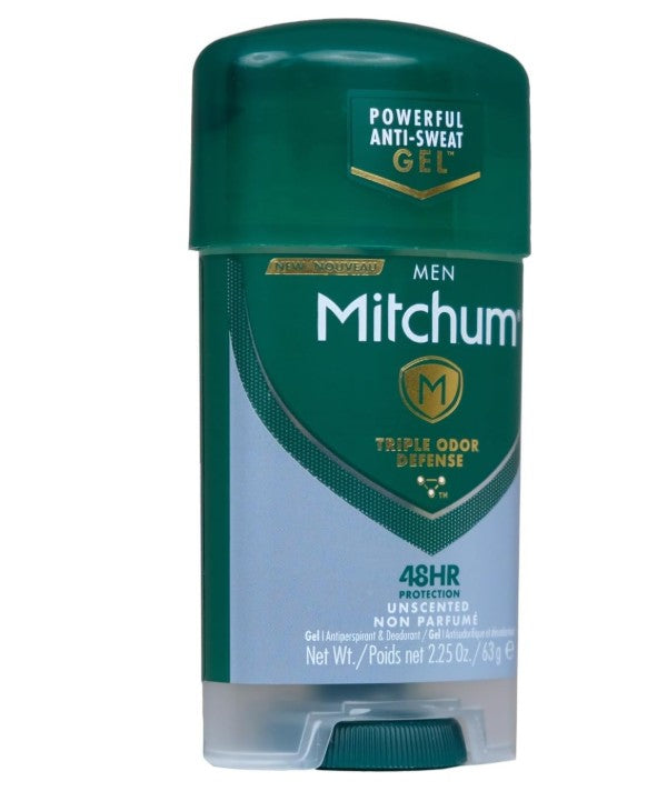 Mitchum Men Gel Antiperspirant Deodorant Unscented 63g