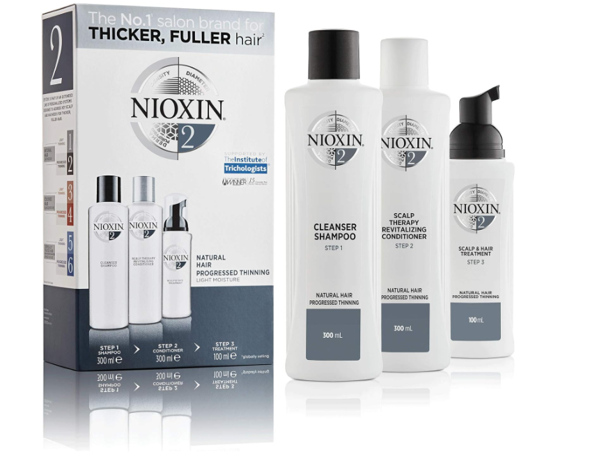 Nioxin System 2 Loyalty Kit 3-Part System 300ml + 300ml + 100ml