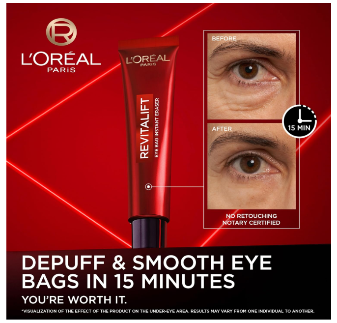 L'Oréal Paris Revitalift Eye Bag Instant Eraser 15ml