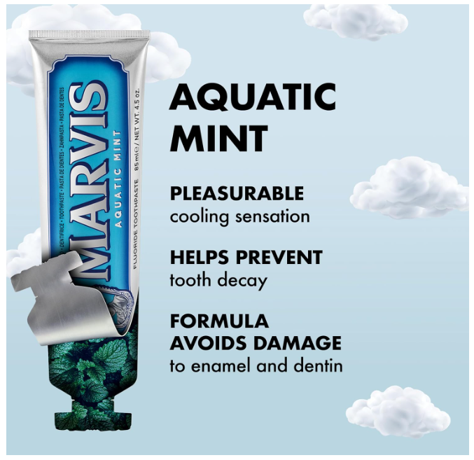 Marvis Aquatic Mint Toothpaste 85ml