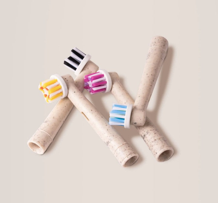 The Humble Co. Plant Based Replacement Toothbrush Heads Compatible with Oral-B 4 Pack