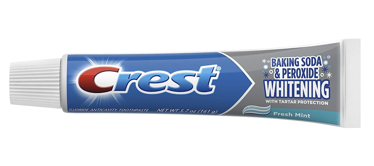 Crest Baking Soda &amp; Peroxide Whitening Toothpaste Fresh Mint 161g 3 Pack