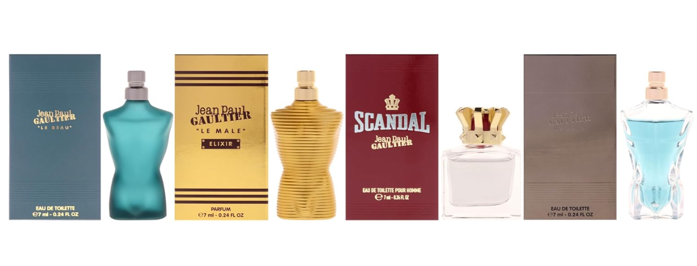 Jean Paul Gaultier Set of 4 Miniatures for Men