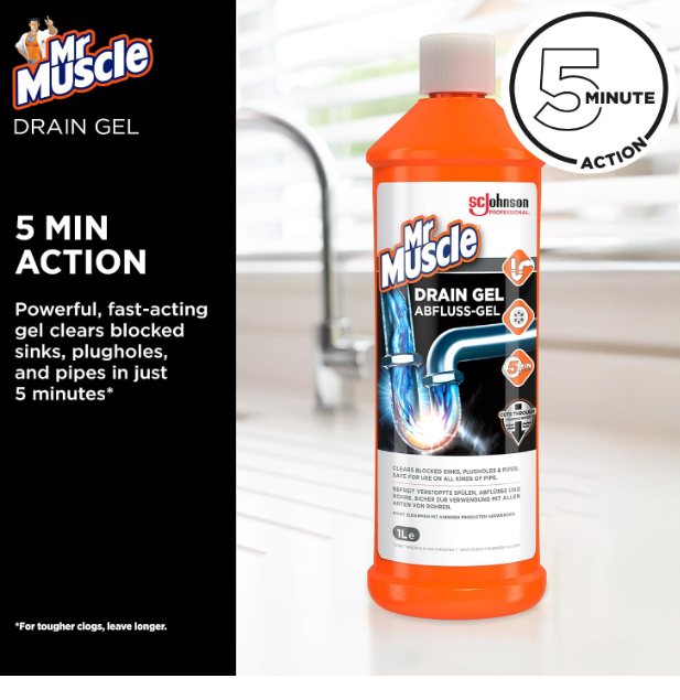 SC Johnson Mr Muscle Drain Unblocker Gel 1L