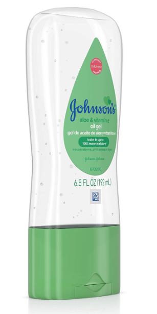 Johnson’s Baby Gel Oil with Aloe & Vitamin E 6.5 fl oz