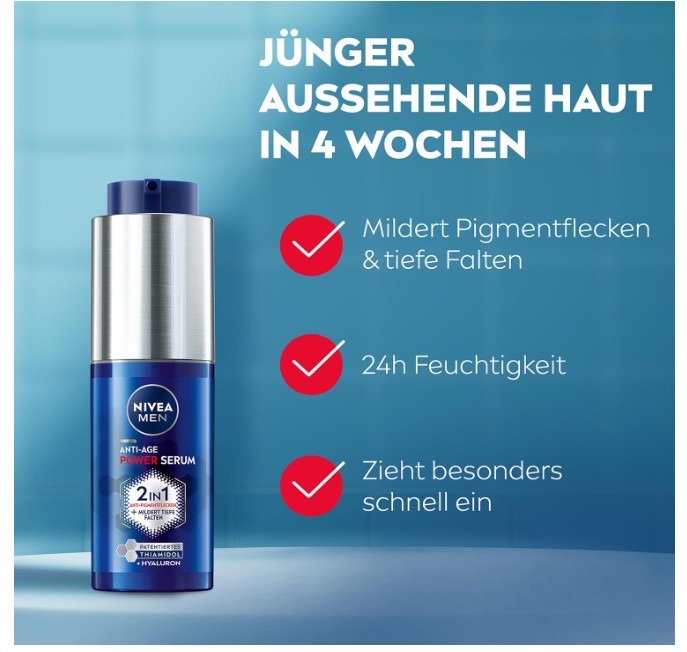 Nivea Men Anti-Age Power Serum 2 in 1 Anti-Pigment 30ml