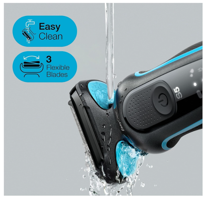 Braun Series 5 Electric Shaver for Men Waterproof Electric Razor