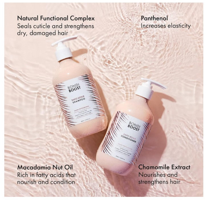 BondiBoost Rapid Repair Duo Shampoo + Conditioner 300ml