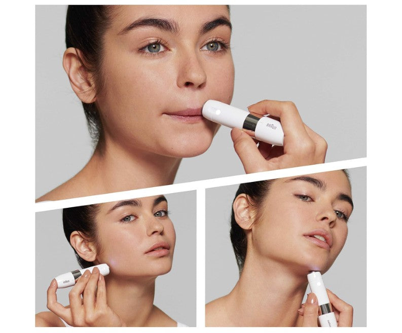 Braun Face Mini Hair Remover Model FS1000 White