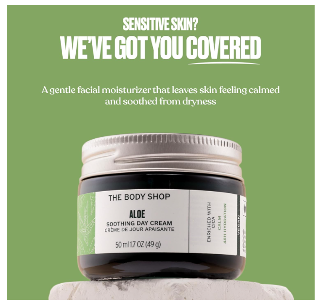 The Body Shop Aloe Soothing Day Cream 50ml