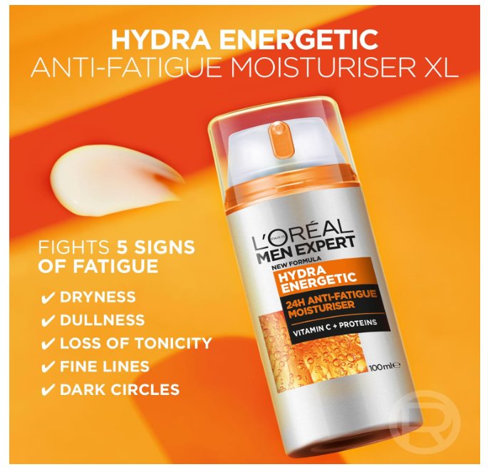 L'Oréal Men Expert Hydra Energetic Moisturiser XXL 100ml