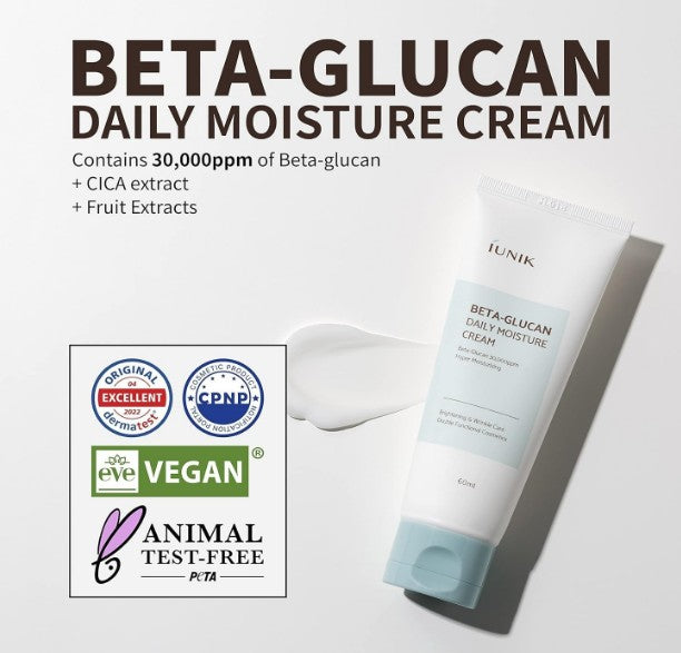 iUNIK Beta-Glucan Daily Moisture Cream 60ml