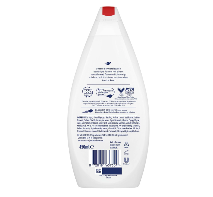 Dove Velvet Soft Shower Gel 450ml