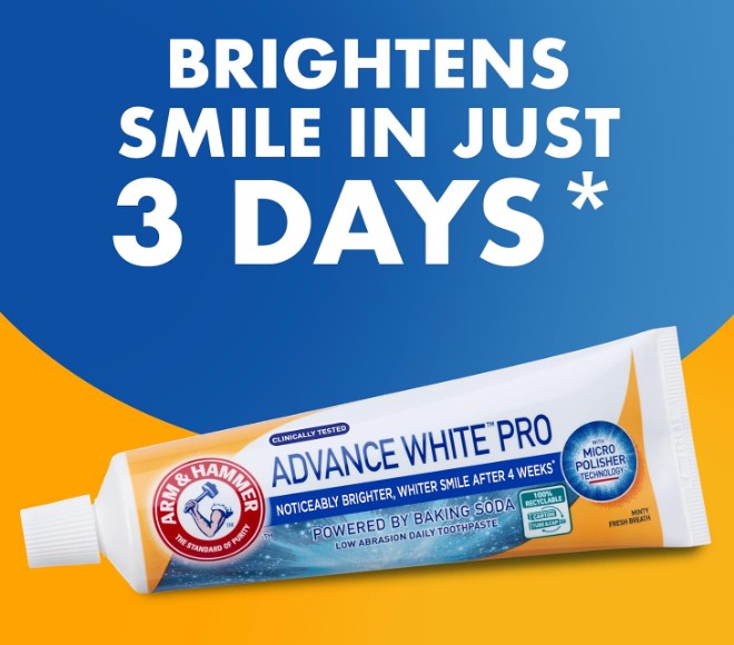 Arm &amp; Hammer Advance White Pro Toothpaste 75ml