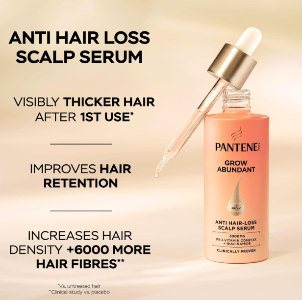 Pantene Grow Abundant Anti-Hair Loss Scalp Serum 60ml