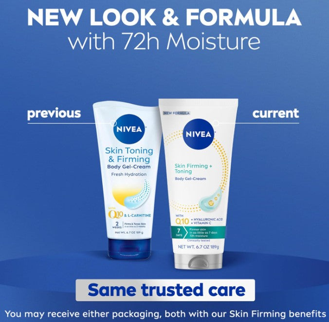 Nivea Skin Firming + Toning Body Gel Cream 200ml