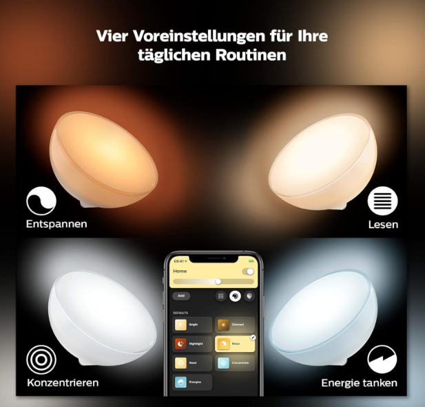 Philips Hue White & Colour Ambience LED Table Light