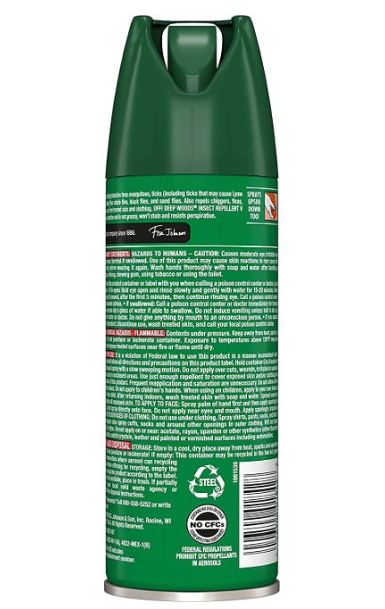 OFF! Deep Woods Insect Repellent V 6oz