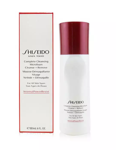 Shiseido InternalPowerResist Complete Cleansing Microfoam Cleanse + Remove 180ml