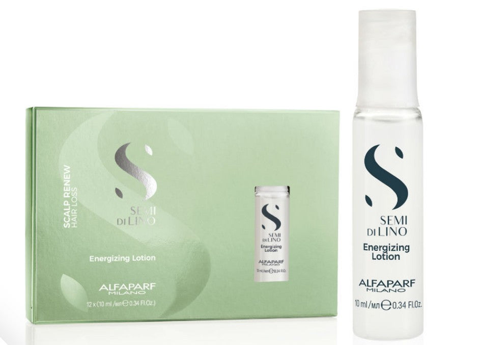 Alfaparf Milano Semi Di Lino Scalp Renew Energizing Lotion – 10ml, 12pcs Volume