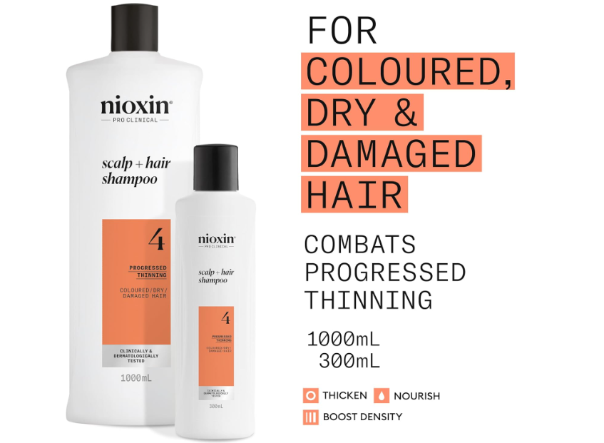 Nioxin System 4 Scalp + Hair Shampoo 300ml