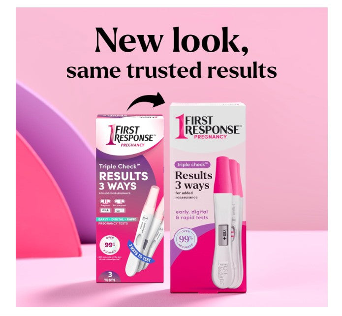 First Response 3-Way Result Pregnancy Test Kit