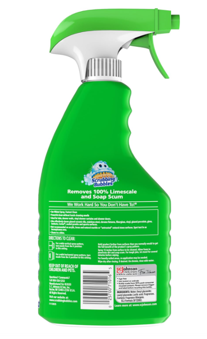 SC Johnson Scrubbing Bubbles Mega Shower Foamer Bathroom Cleaner 946ml