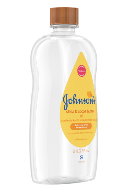 Johnson's Baby Oil With Shea & Cocoa Butter 20 fl oz