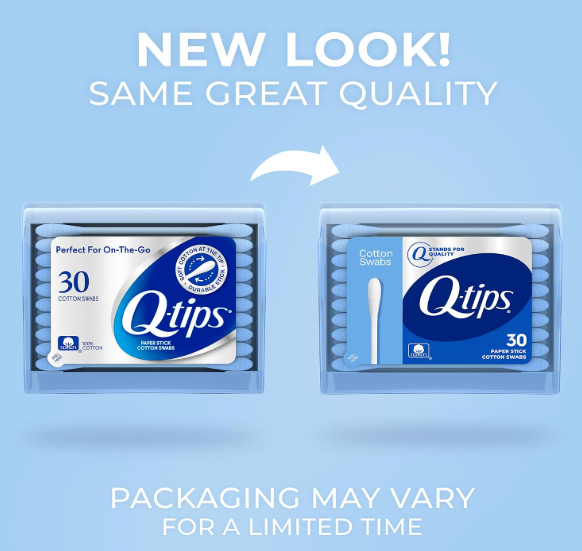 Q-tips Swabs Travel Pack 30 Counts