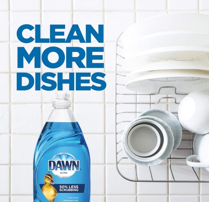 Dawn Ultra Dish Soap Dishwasher Detergent Original 18fl oz