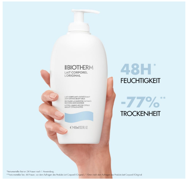 Biotherm Lait Corporel L'Original Moisturising Body Lotion 400ml