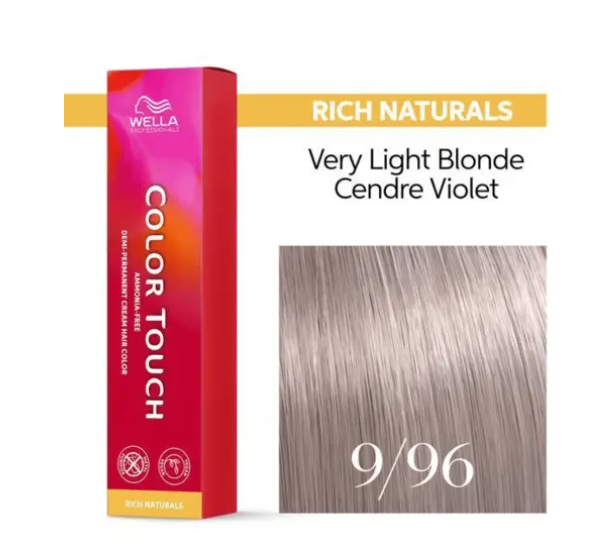 Wella Professionals Color Touch 9/96 Light Blonde Cendré Violet 60ml