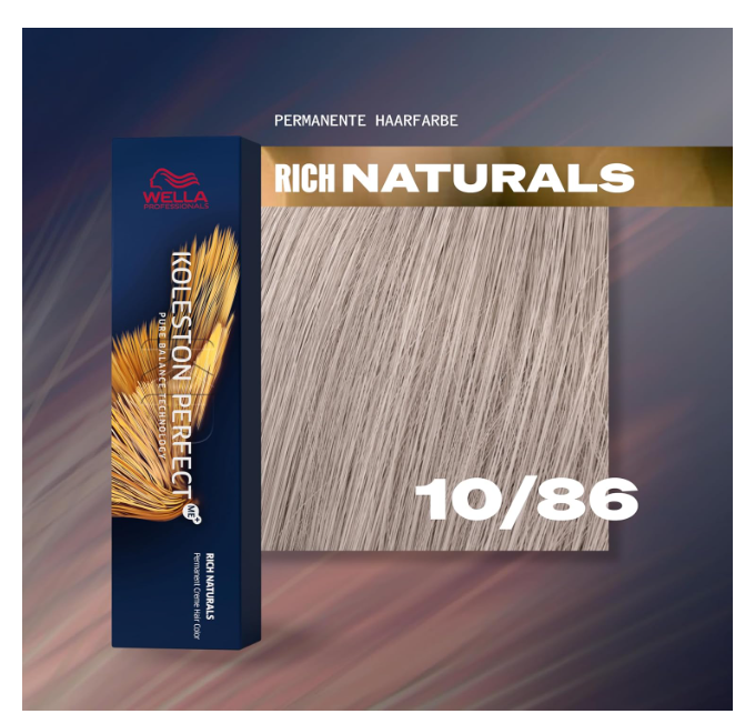 Wella Koleston Perfect ME 10/86 Light Blonde Pearl-Violet 60ml