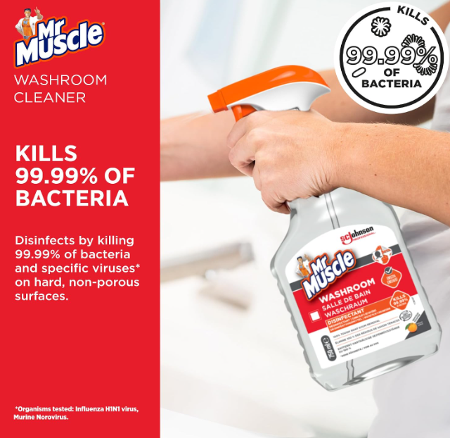 SC Johnson Mr Muscle Washroom Disinfectant 750ml