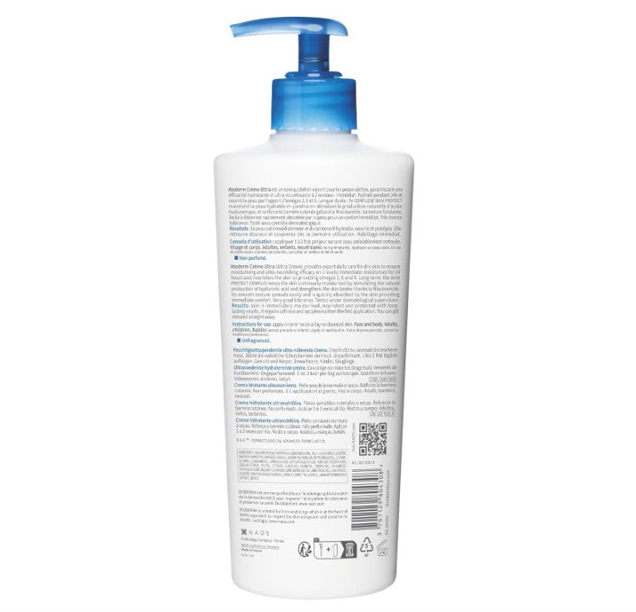 Bioderma Atoderm Crème Ultra-Nourishing Cream 500ml