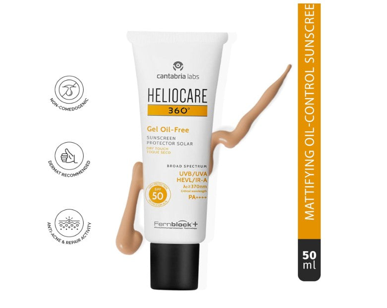 Heliocare 360 Gel Oil-Free Sunscreen SPF50 50ml