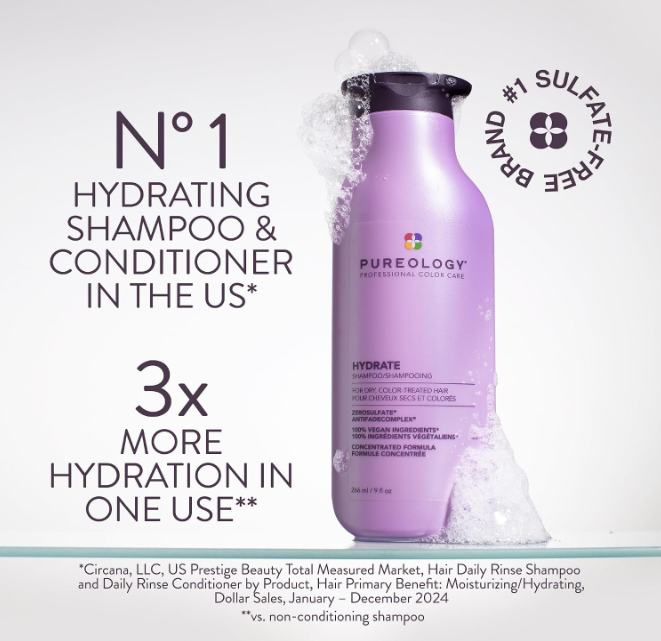Pureology Hydrate Shampoo 266ml