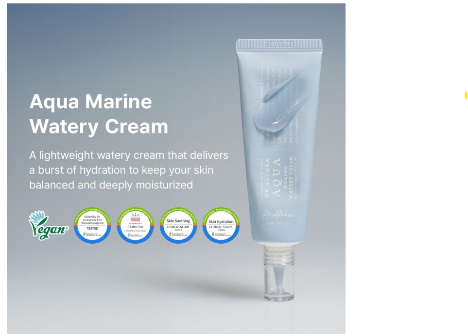 Dr. Althea Aqua Marine Watery Cream 50ml