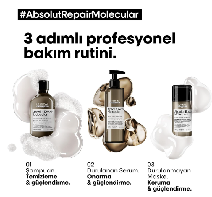 L'Oréal Professionnel Serie Expert Absolut Repair Molecular Shampoo 500ml
