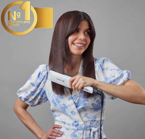 Remington Shine Therapy Wide Plate Hair Straightener S8550