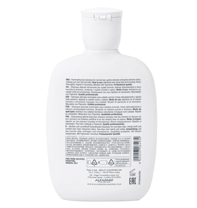 Alfaparf Milano Semi Di Lino Diamond Illuminating Low Shampoo 250ml