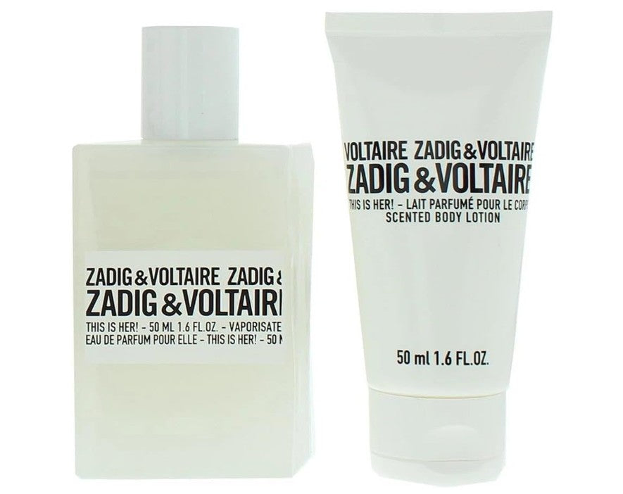 Zadig & Voltaire This Is Her! 2 Piece Gift Set Eau de Parfum 50ml & Body Lotion 50ml